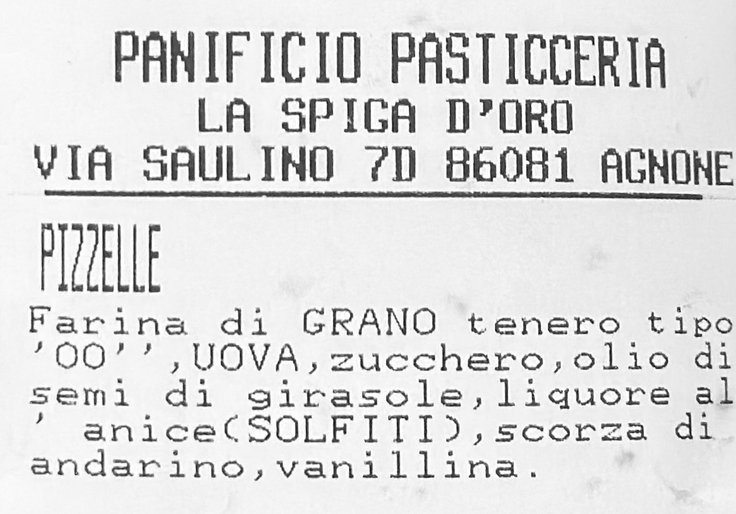 Pizzelle