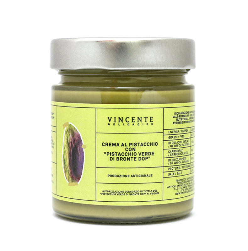 Crema al Pistacchio con “Pistacchio Verde di Bronte DOP”