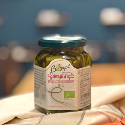 Germogli d'Aglio in Olio Extravergine di Oliva