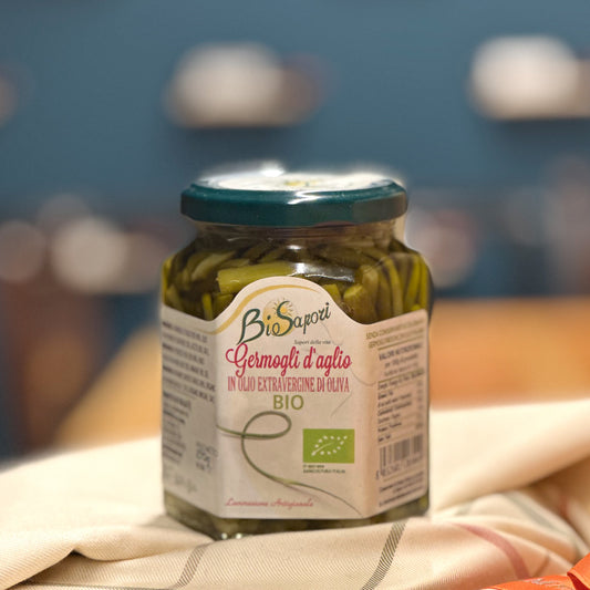 Germogli d'Aglio in Olio Extravergine di Oliva