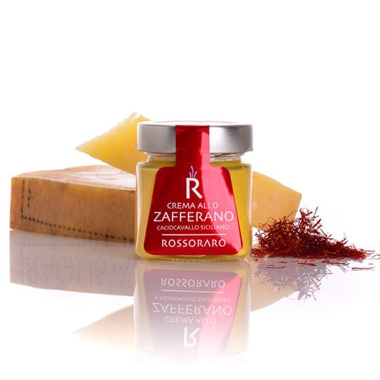 Crema allo Zafferano e Caciocavallo Siciliano