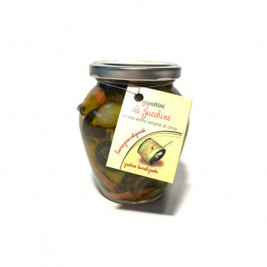 Involtini di Zucchine in Olio Extravergine di Oliva