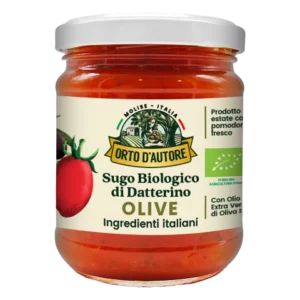 Sugo Biologico di Datterino alle Olive