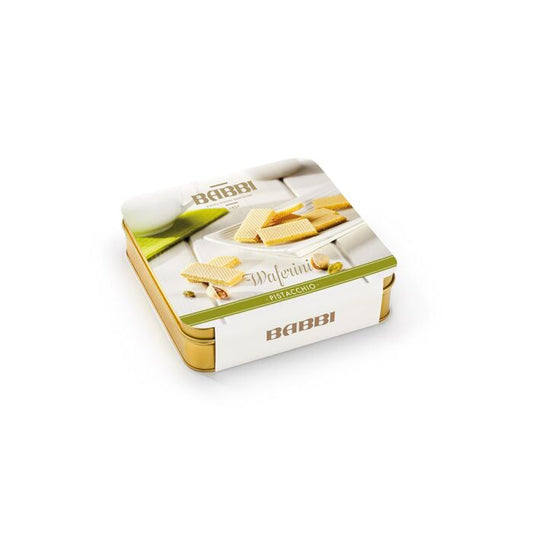 Waferini Oro PISTACCHIO - Confezione in latta da 190 gr